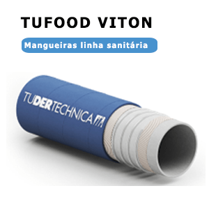 TUFOOD VITON Mangueira de sucção e descarga para produtos alimentícios, cosméticos, farmacêutico e produtos químicos e solventes resistente a altas temperaturas